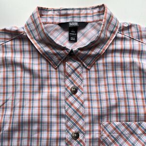 Alaskan Hard Gear Short Sleeve Button Front Mens L Tall